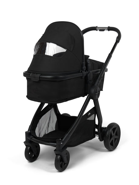 BabyLo Panorama XTi 3in1 iSize Travel System + Isofix Base, Black