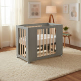 Cocoon Evoke 4 in 1 Nursery Furniture System – Crib, Cot, Toddler Bed & Sofa, Dove Grey / Natural Wash