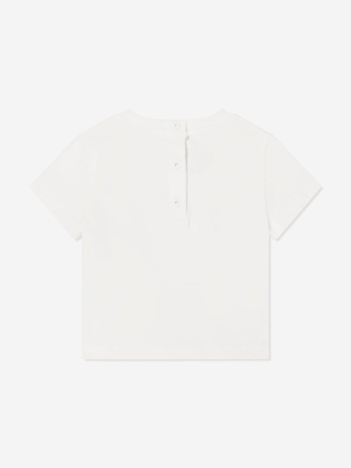 Fendi Baby Girls Logo T-Shirt in White