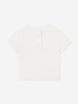 Fendi Baby Girls Logo T-Shirt in White