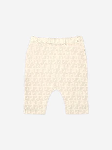 Fendi Baby Bear Top and Pants Set in Beige