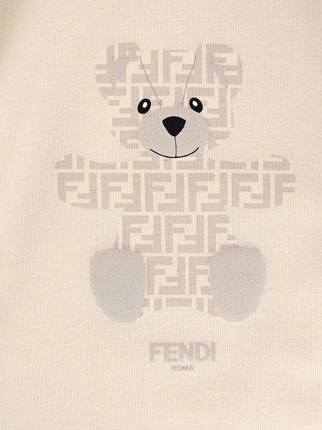 Fendi Baby Bear Top and Pants Set in Beige