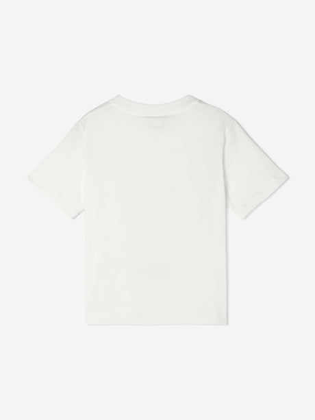 Fendi Girls Squirrel T-Shirt in White