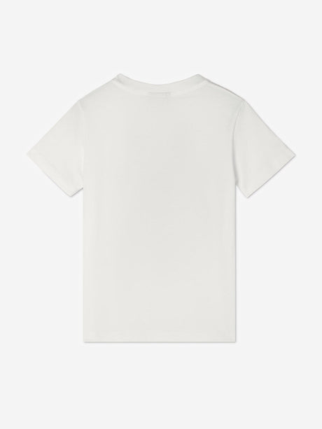 Fendi Boys Teddy Bear T-Shirt in White