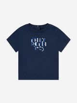Fendi Baby Logo T-Shirt in Navy