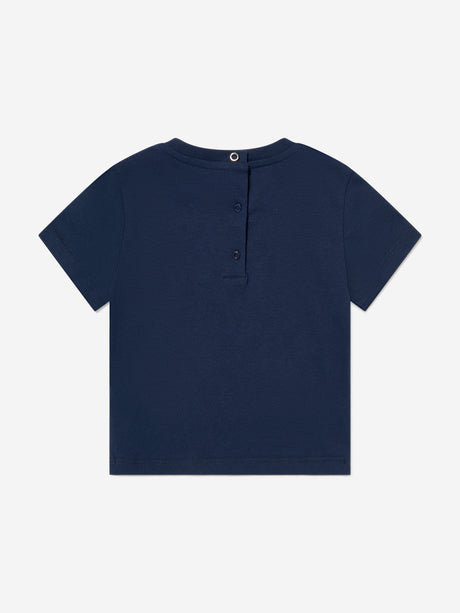 Fendi Baby Logo T-Shirt in Navy