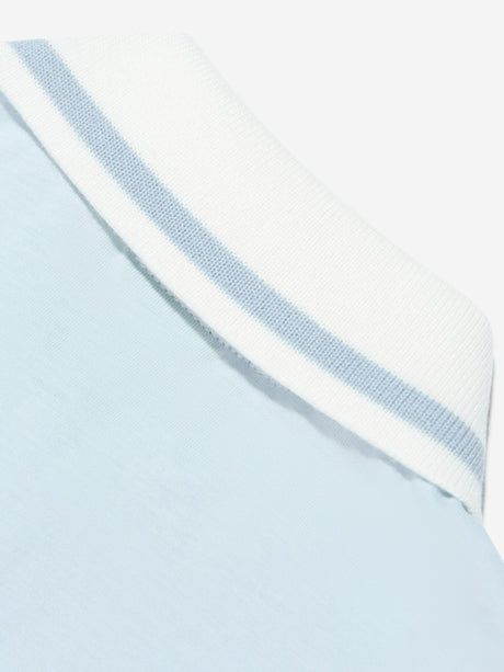 Fendi Baby Boys FF Logo Polo Shirt in Blue