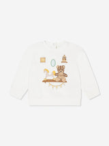 Fendi Baby Playroom Sweatshirt in White