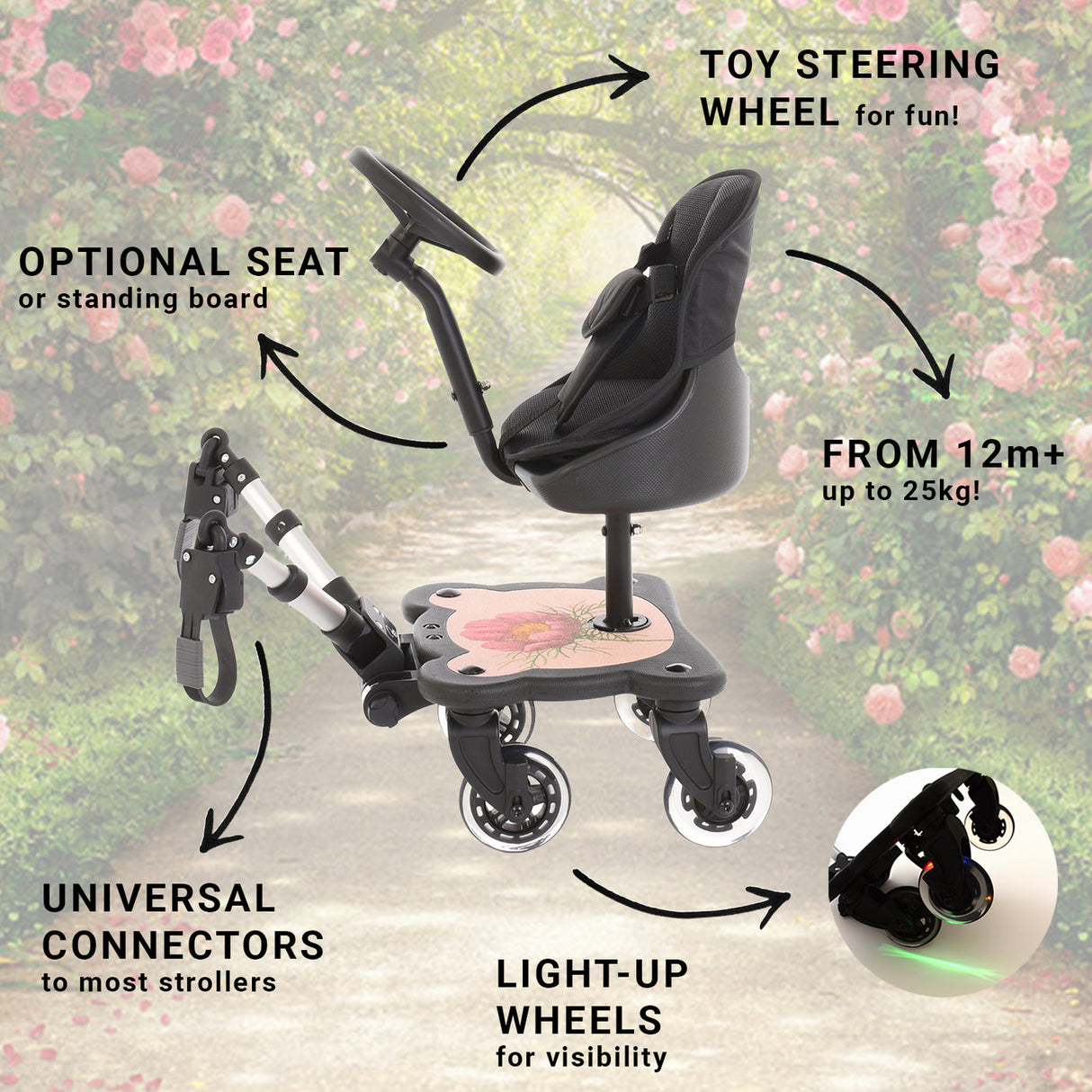 Roma 4 Rider Ride Buggy Board