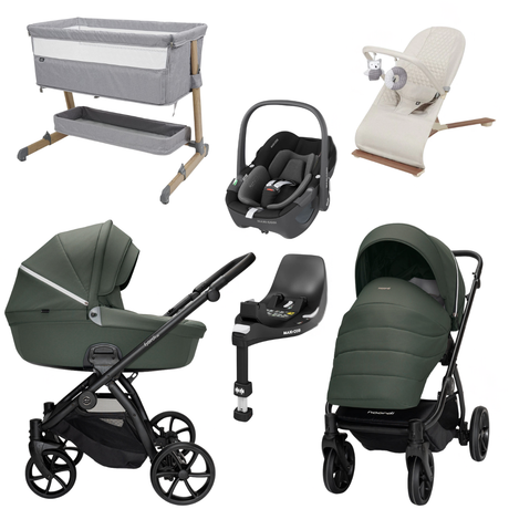 Noordi Fjordi V2 Ultimate Travel System Bundle With Maxi Cosi Pebble 360 i-Size Car Seat