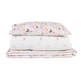 FORREST 3 Piece Reversible Cot Bed Set – Organic Cotton Baby Bedding - Fairy