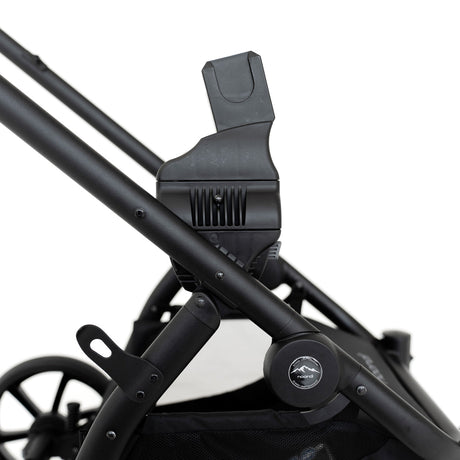 Noordi Fjordi V2 Leather 2in1 Pushchair with ThermoCot™ Carrycot, Stone Grey