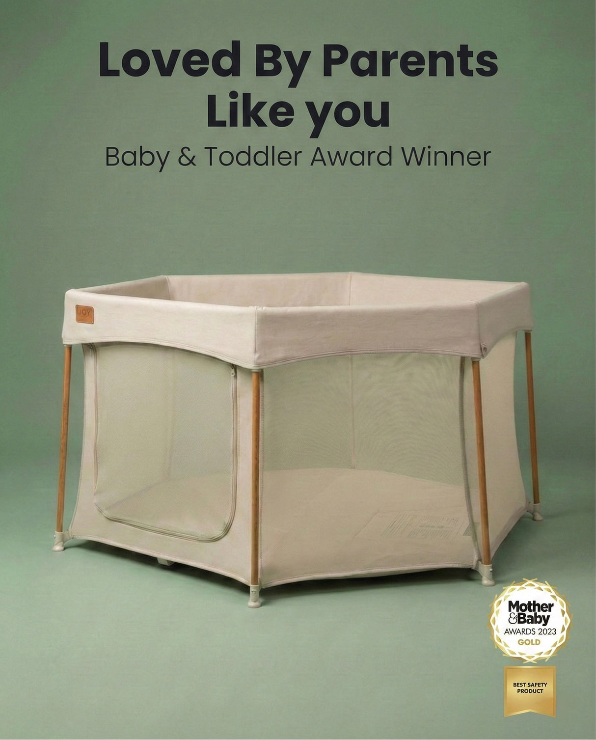 All Stars JOY Baby Playpen - Natural