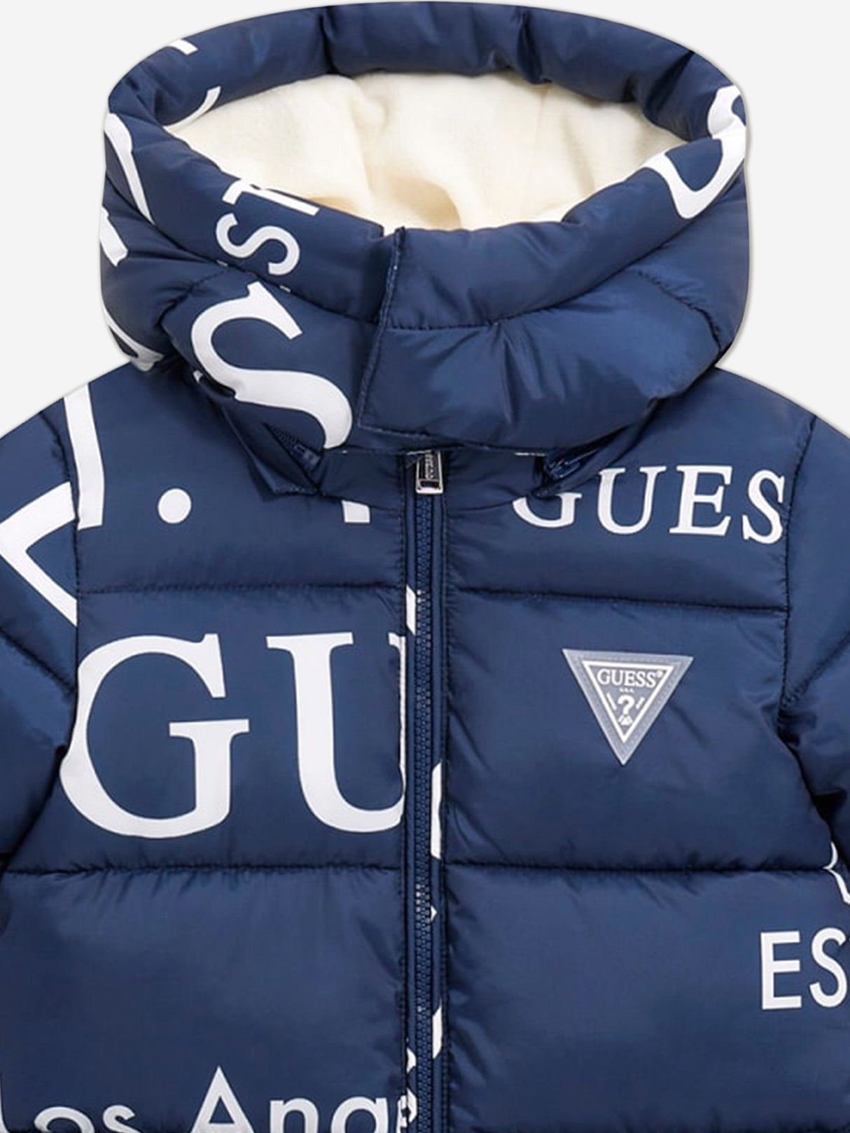 Guess Baby Boys Logo Snowsuit in Navy