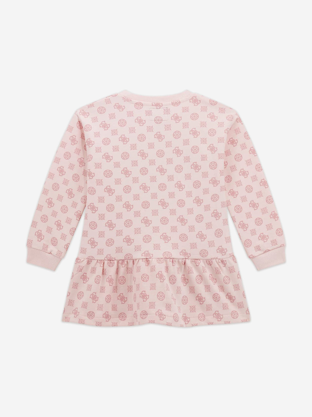 Guess Girls Logo Sweater Dress in Pink