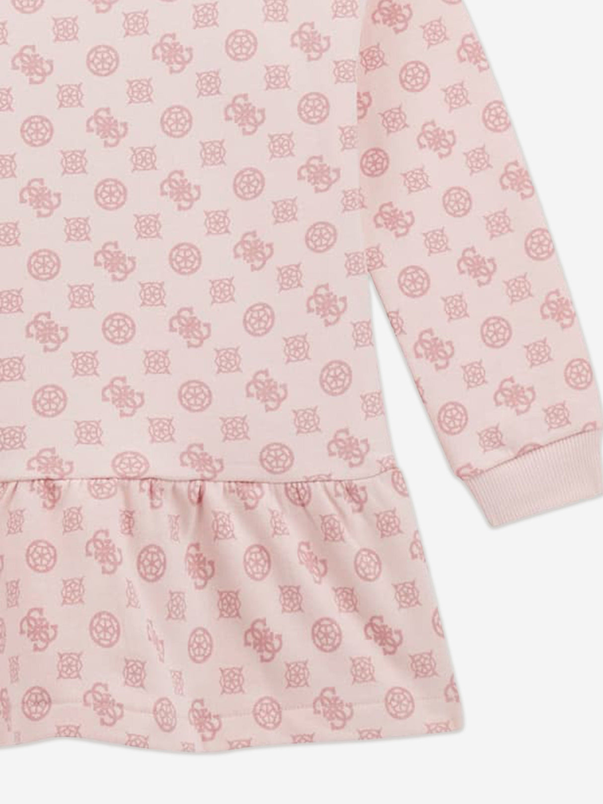Guess Girls Logo Sweater Dress in Pink