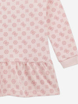 Guess Girls Logo Sweater Dress in Pink