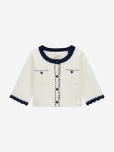 Guess Baby Girls Cardigan and Tulle Skirt Set in Ivory