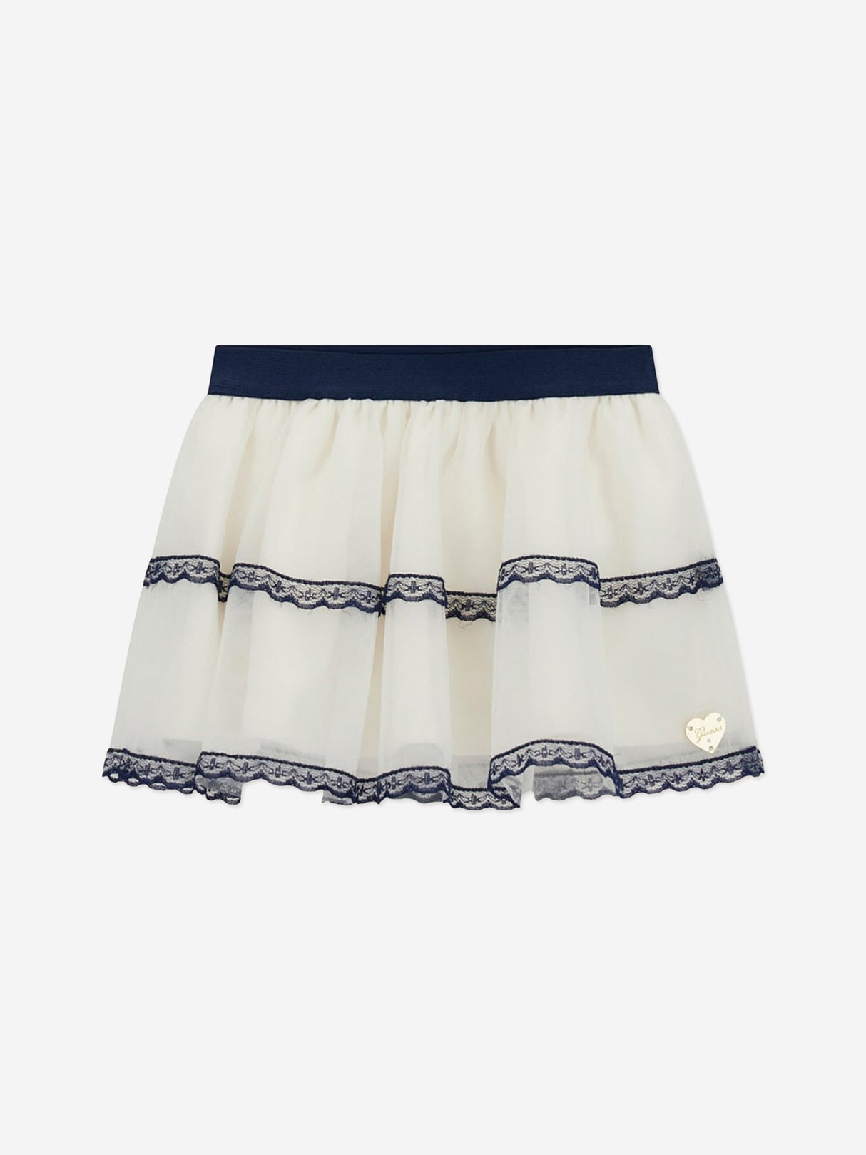 Guess Baby Girls Cardigan and Tulle Skirt Set in Ivory