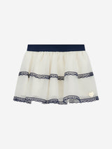 Guess Baby Girls Cardigan and Tulle Skirt Set in Ivory