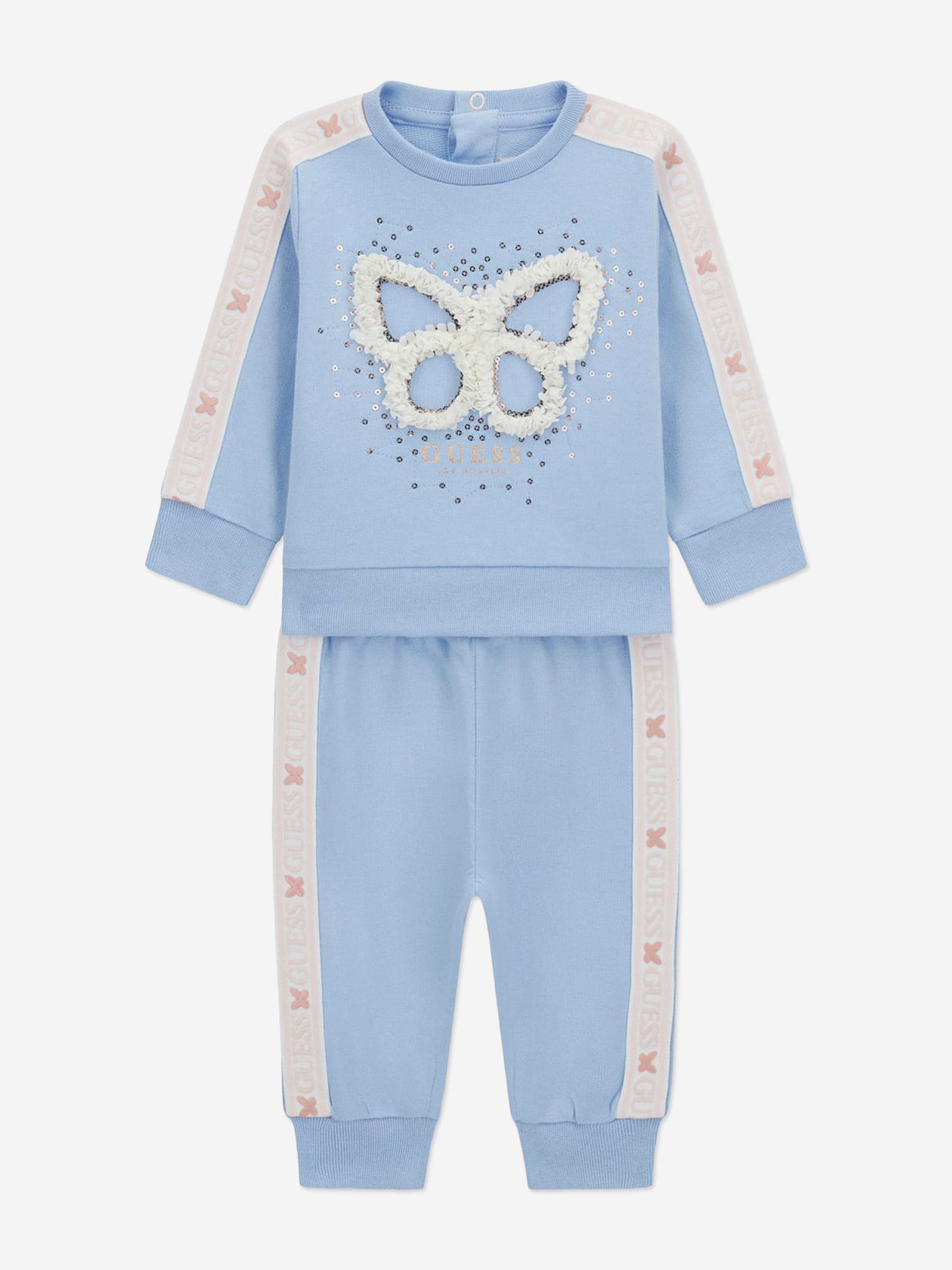 Guess Baby Girls Butterfly Tracksuit in Blue