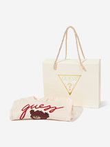 Guess Baby Teddy Bear Romper in Beige