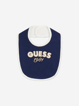 Guess Baby Striped Bodysuit Gift Set in Navy