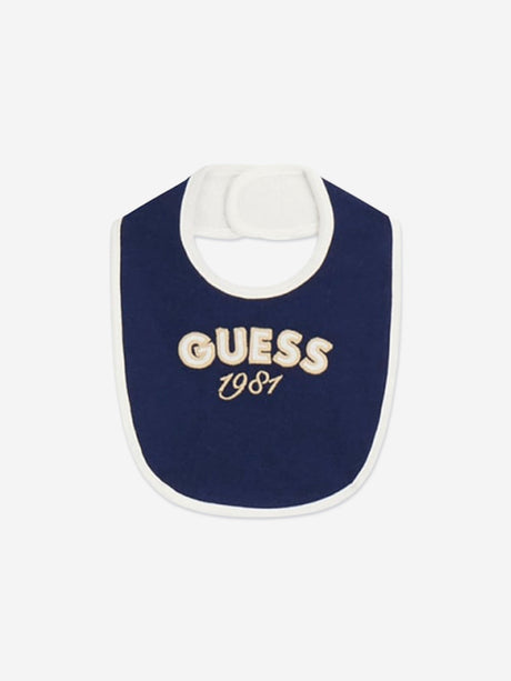 Guess Baby Striped Bodysuit Gift Set in Navy
