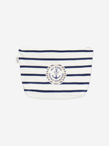 Guess Baby Striped Bodysuit Gift Set in Navy