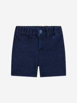 Guess Baby Boys T-Shirt and Denim Shorts Set in White