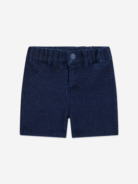 Guess Baby Boys T-Shirt and Denim Shorts Set in White