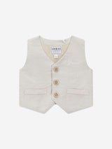 Guess Baby Boys Short Set in Beige