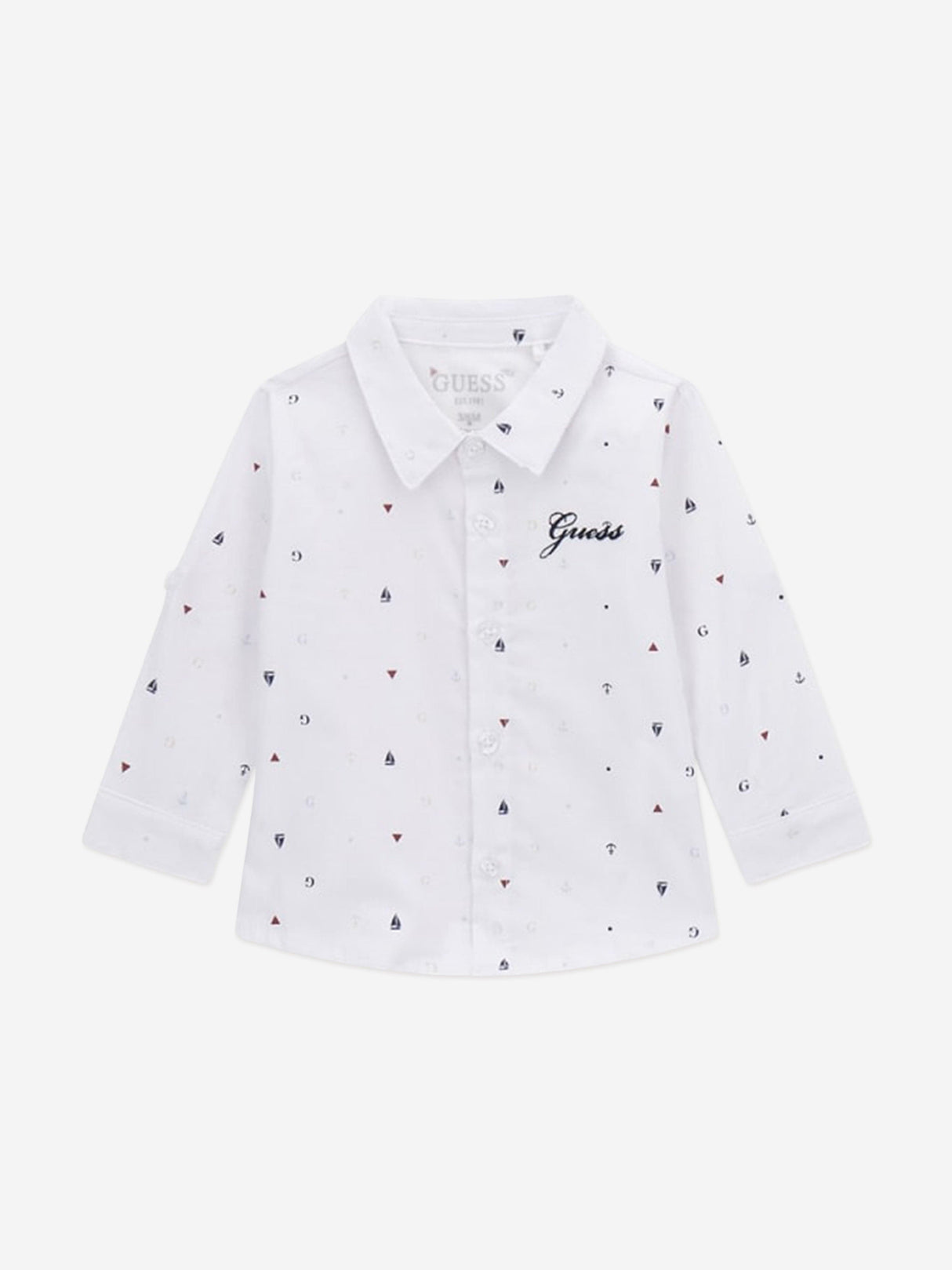 Guess Baby Boys Short Set in Beige