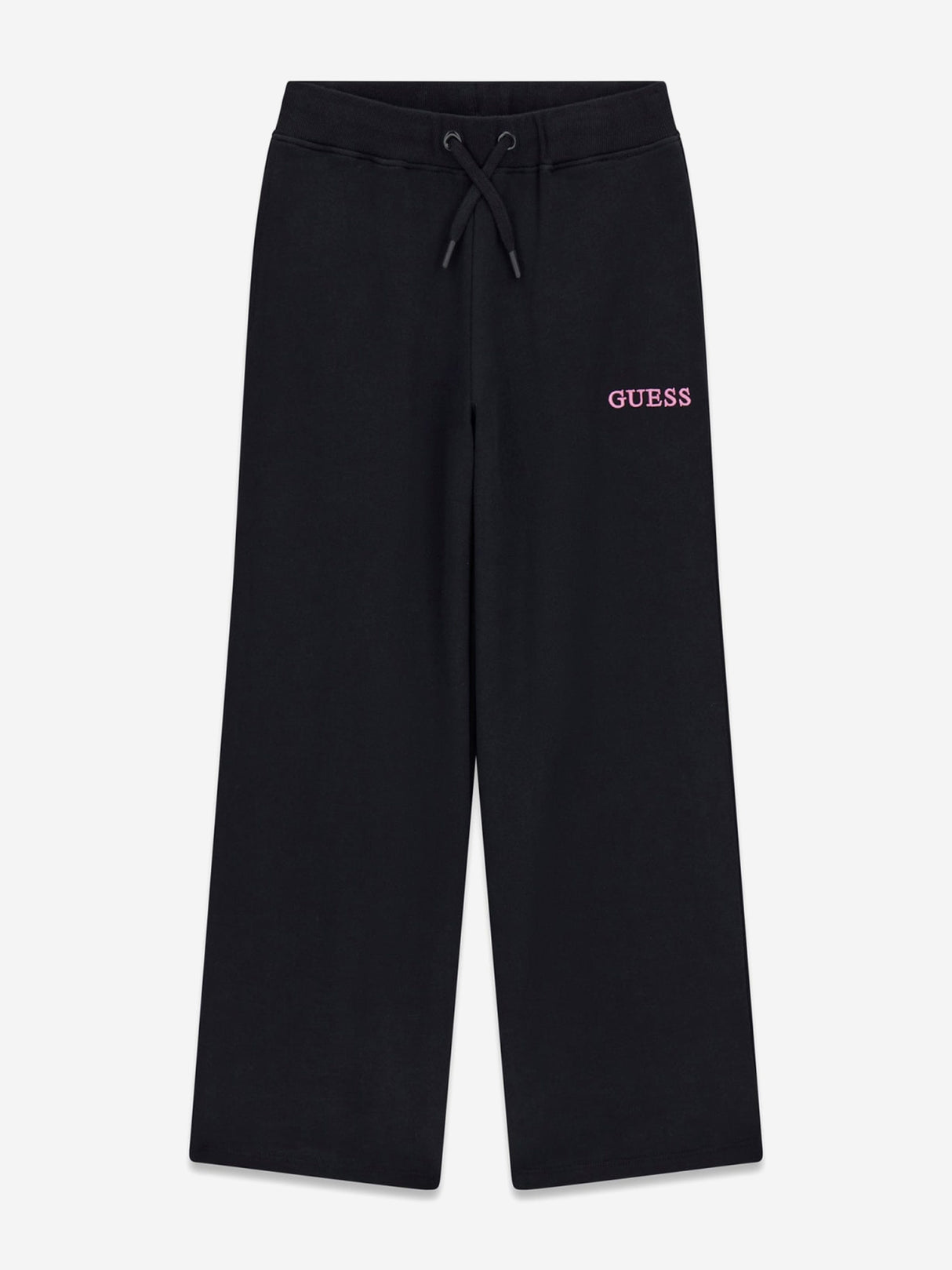 Guess Girls French Terry Palazzo Pants in Black