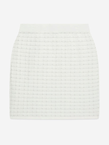 Guess Girls Sweater Skirt in White