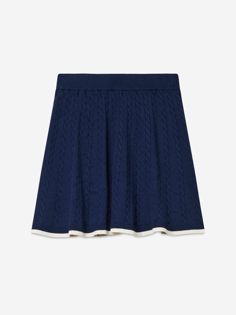 Guess Girls Midi Sweater Skirt in Navy