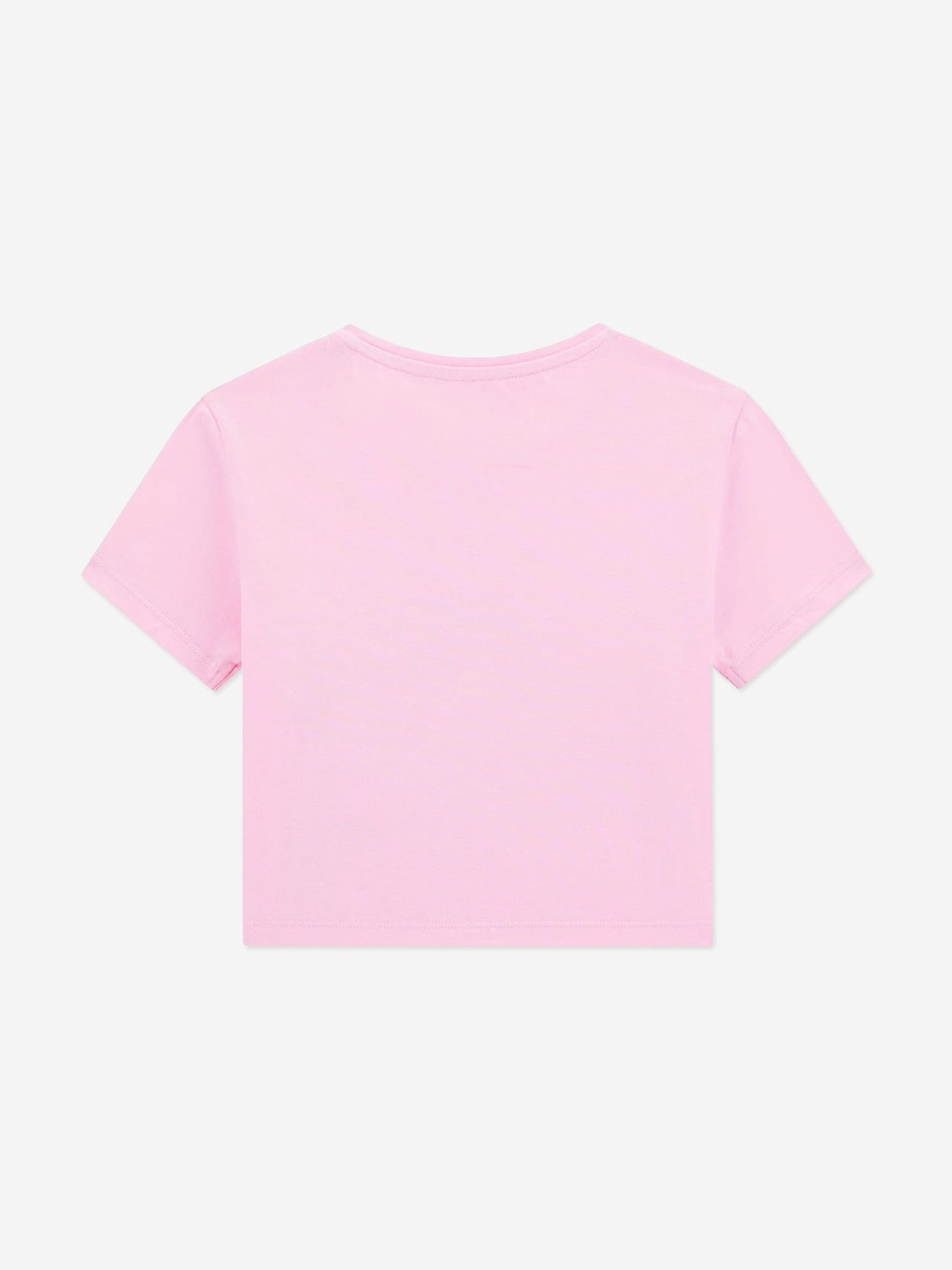 Guess Girls Cropped Cherry T-Shirt in Pink