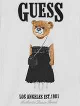 Guess Girls Bear T-Shirt in White