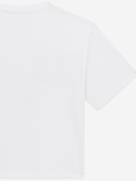 Guess Girls Flower and Butterfly Logo T-Shirt in White