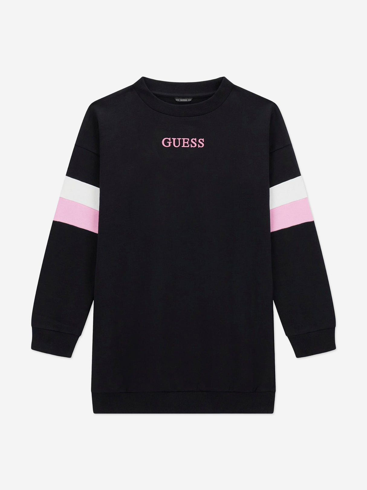 Guess Girls Logo Sweater Dress in Black
