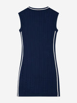Guess Girls Sleeveless Knitted Dress in Navy