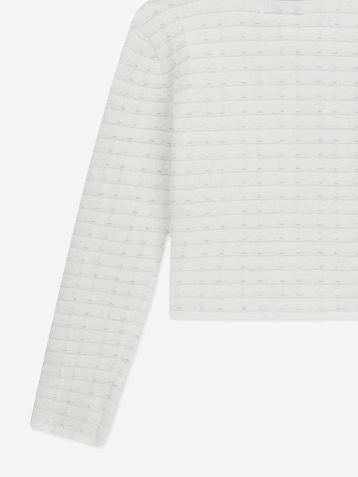 Guess Girls Tweed Cardigan in White