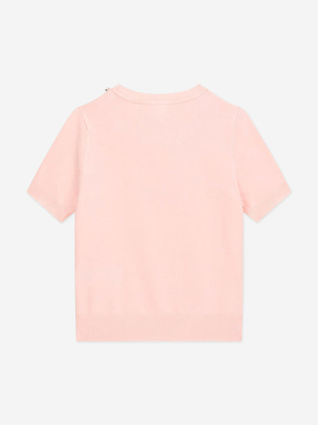 Guess Girls Logo Sweater Top in Pink