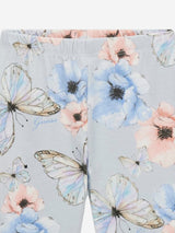 Guess Girls Butterfly Collage Leggings in Blue