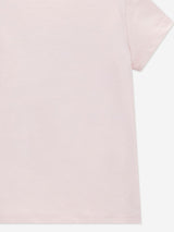 Guess Girls Bear Print T-Shirt in Pink