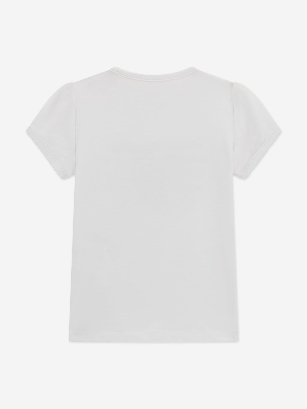 Guess Girls Heart Logo T-Shirt in White