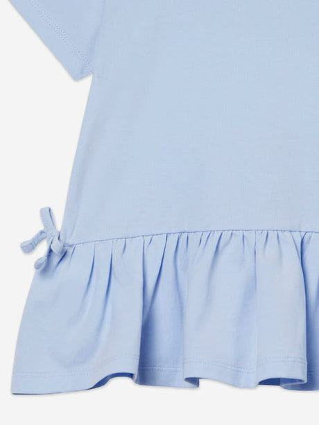 Guess Girls Love Logo Peplum T-Shirt in Blue