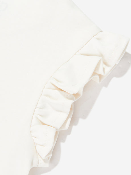 Guess Girls Cotton Necklace Dress in Ivory