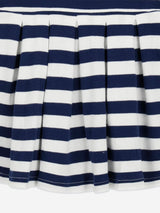 Guess Girls Striped Jersey Dress in Navy