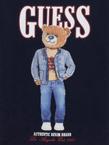 Guess Boys Bear T-Shirt in Navy